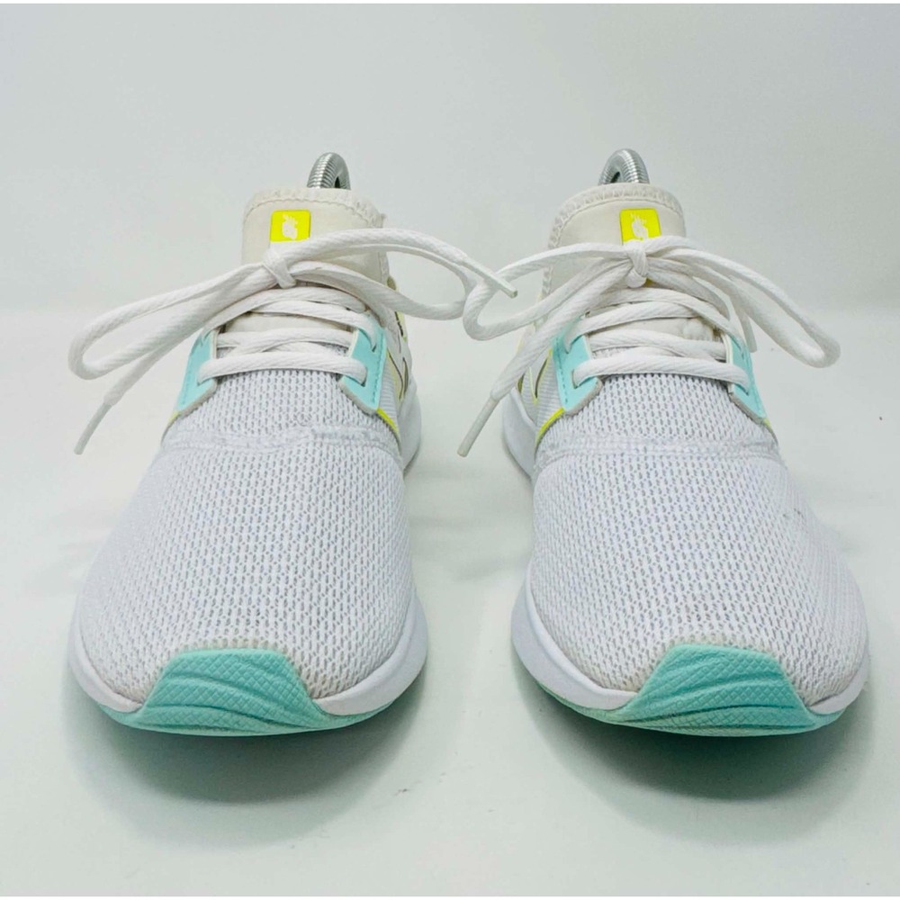 New Balance NB Nergize Sport Snearkers WNRGSM1 Womens Size 7.5 White Aqua Neon - Picture 6 of 11